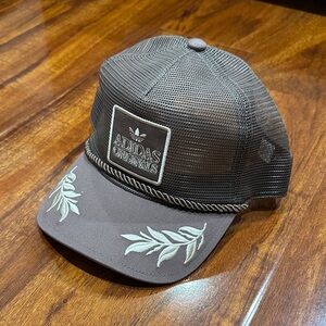 Adidas Originals Mesh Trucker Cap in Brown